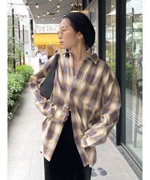 Ungrid | オンブレーチェックシャツ(シャツ/ブラウス)