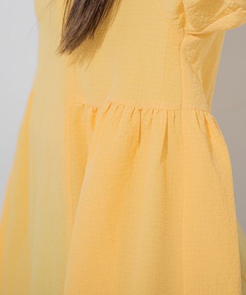 VICKY（ビッキー）の「【1枚で着映え】ポコポコギャザーブラウス《洗濯機で洗える》（シャツ/ブラウス・レディース・イエロー/ピンク/ホワイト/ブラック・M）」の20枚目の写真