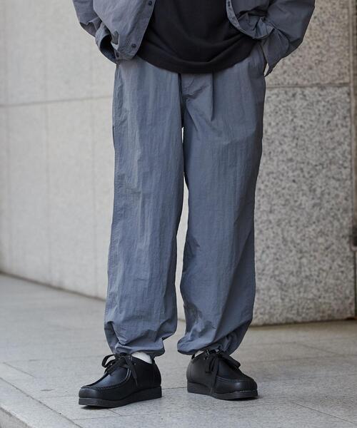 coen（コーエン）の「ルーズナイロンワッシャーイージーパンツ（セットアップ対応）（その他パンツ・メンズ・ブラック/ダークグレー・S/M/L/XL）」の10枚目の写真