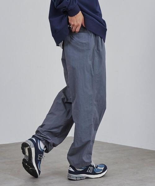 coen（コーエン）の「ルーズナイロンワッシャーイージーパンツ（セットアップ対応）（その他パンツ・メンズ・ブラック/ダークグレー・S/M/L/XL）」の17枚目の写真