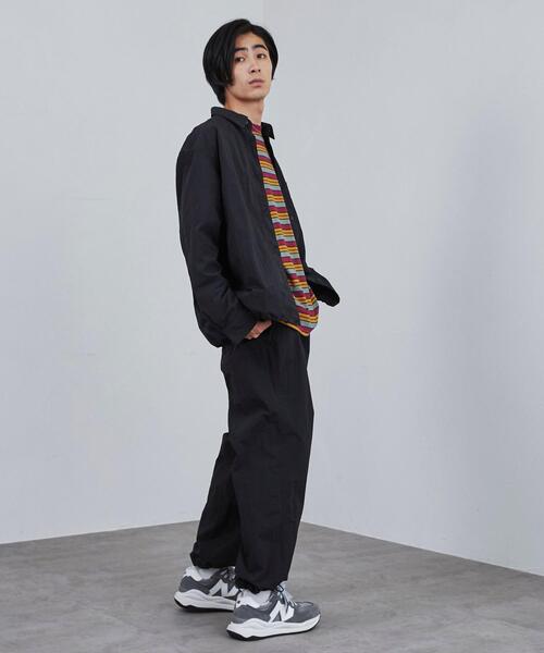 coen（コーエン）の「ルーズナイロンワッシャーイージーパンツ（セットアップ対応）（その他パンツ・メンズ・ブラック/ダークグレー・S/M/L/XL）」の19枚目の写真