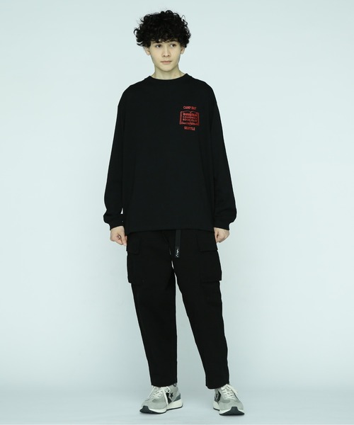 MANASTASH(マナスタッシュ)の「MANASTASH/マナスタッシュ/CiTee L/S TEE BOOK CLUB/ザブッククラブTシャツ(Tシャツ/カットソー・メンズ・バーガンディー/ブラック/ホワイト・M/L/2XL/XL)」の14枚目の写真