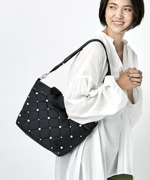 LeSportsac（レスポートサック）の「BUCKET TOTE W PEARLS ブラックパール（トートバッグ・キッズ）」
