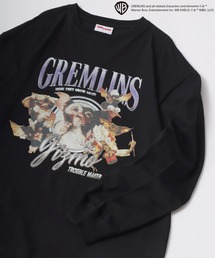 MARUKAWA（マルカワ）の「GREMLINS/グレムリン ギズモ ヴィンテージライク フォト イラスト 袖プリント ビッグシルエット ロンT レディース メンズ（Tシャツ/カットソー）」