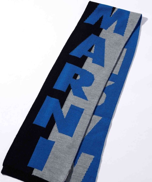 MARNI（マルニ）の「MARNI(マルニ)Kids & Junior ウールブレンドブランドロゴストールマフラー（マフラー・キッズ・ライトピンク/ブラック・Ⅰ/Ⅱ/Ⅲ）」の6枚目の写真