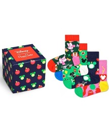 Happy Socks | 【Limited】Happy Socks × Disney HOLIDAY GIFT SET キッズソックス 4足セット 12247006(ソックス/靴下)