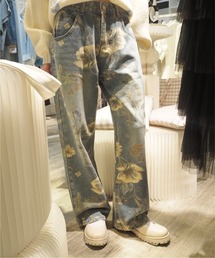 パンツ LA POMME petit Vintage Flower Denim 76945706b_b_10_215.jpg
