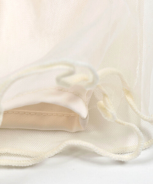 SLAP SLIP(スラップスリップ)の「リボン付チュールスカッツ(80~120cm)(スカート・キッズ・オフホワイト/パープル・100cm/90cm/80cm/110cm/120cm)」の9枚目の写真