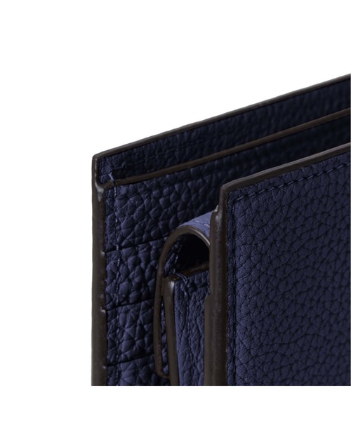 ⭐️未使用品⭐️　ボナベンチュラ　二つ折り財布　バイフォールド　シュリンクレザー バイフォールド ウォレット シュリンクレザー