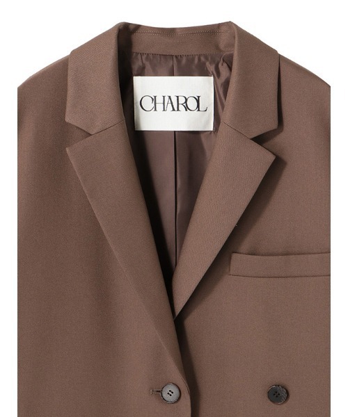 CHAROL シャロル2WAYオーバーサイズ テーラー ジャケット CHAROL（シャロル）の「2WAYオーバーサイズテーラージャケット