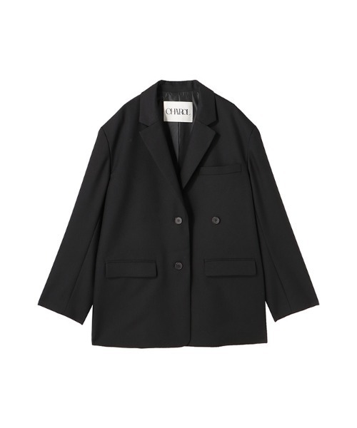 CHAROL シャロル2WAYオーバーサイズ テーラー ジャケット CHAROL シャロル2WAYオーバーサイズ テーラー ジャケット