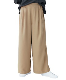 ＩＥＤＩＴ　らくしてきちんとキレイがかなう　大人のスマート見えタックワイドパンツ