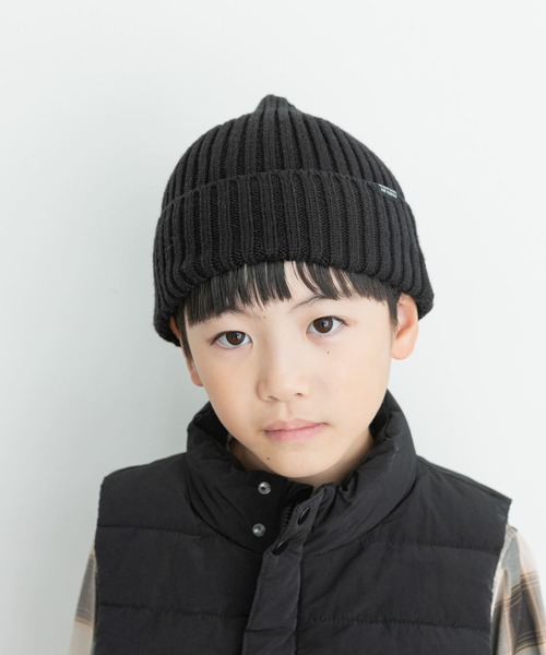 URBAN RESEARCH DOORS(アーバンリサーチドアーズ)の「抗菌糸ビーニー帽(KIDS)(ニットキャップ/ビーニー・キッズ・グレー/ブラック・ONE)」の3枚目の写真