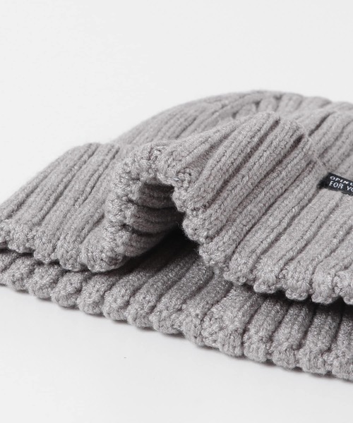 URBAN RESEARCH DOORS(アーバンリサーチドアーズ)の「抗菌糸ビーニー帽(KIDS)(ニットキャップ/ビーニー・キッズ・グレー/ブラック・ONE)」の7枚目の写真