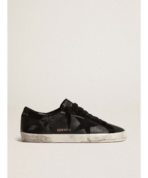 GOLDEN GOOSE | SUPER-STAR NAPPA LEATHER UPPER SUEDE STAR AND HEEL(スニーカー)