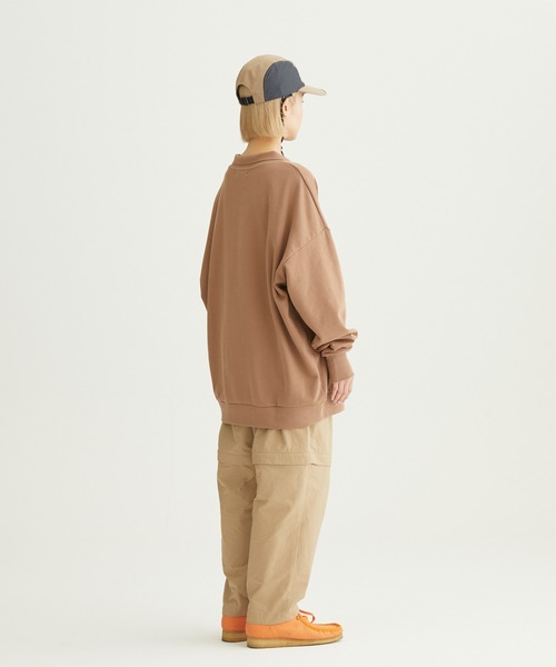 ocosic（オコジック）の「【ocosic】ラフポロスウェット（スウェット・メンズ・ベージュ/ネイビー/カーキ/オレンジ・L/M）」の16枚目の写真