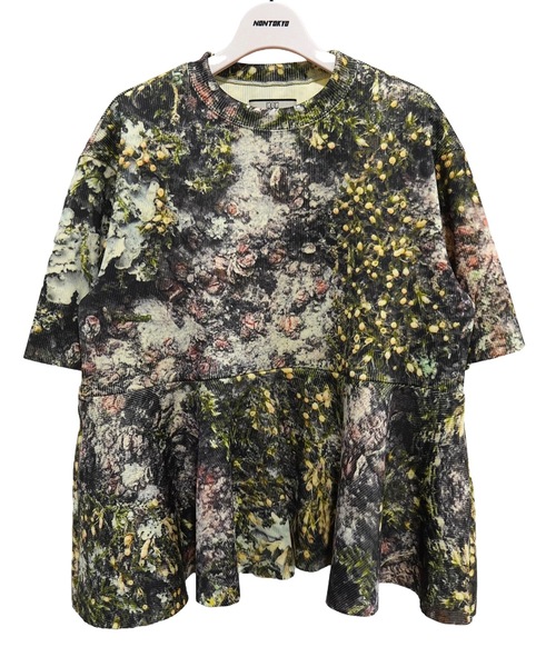 トップス NON TOKYO PRINT RIB FLARE SLEEVE C/S NON TOKYO tシャツ PRINT RIB FLARE SLEEVE C/S レディース