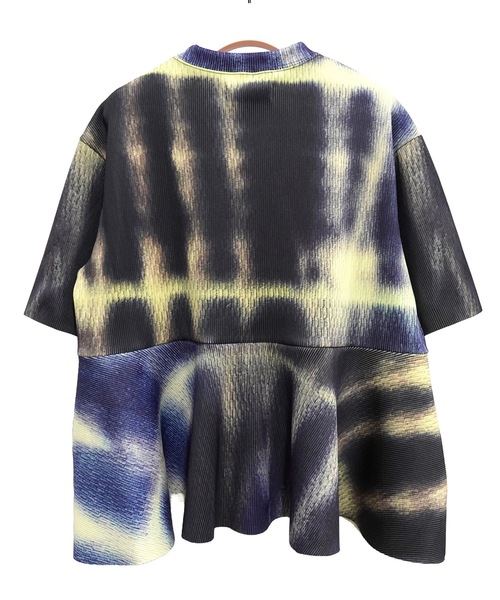 NON TOKYO（ノントーキョー）の「PRINT RIB FLARE HALF SLEEVE C