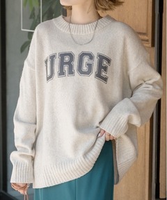 DDロゴツイードニットプルオーバー（ニット/セーター）｜Darich