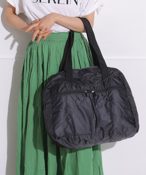 ローズロース　新品未使用 メゾンドサブレ ボストンバッグ 定価7万 The Boston Bag - Black Caviar – MAISON de SABRÉ