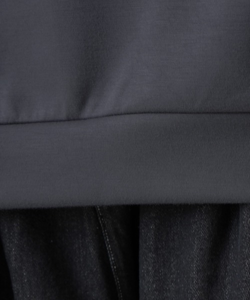 Confirm（コンファーム）の「ドレープとろみ ビッグシルエット ダンボールニット プルオーバーパーカー フーディー【Confirm】（パーカー・メンズ・ホワイト/ミント/ブラック/チャコールグレー・L/M）」の22枚目の写真