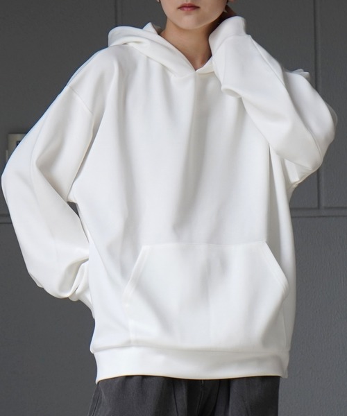 セール】ドレープとろみ ビッグシルエット ダンボールニット プル