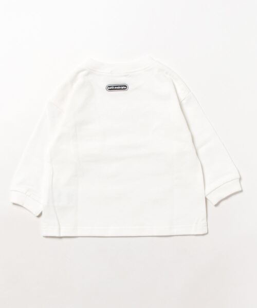 petit main(プティマイン)の「【& Re】厚天竺ポケットT(Tシャツ/カットソー・キッズ・アイボリー/ベージュ/ブルー/ライトグリーン/ラベンダー/チャコール・110cm/120cm/130cm/80cm/90cm/100cm)」の15枚目の写真