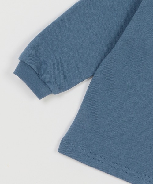 petit main(プティマイン)の「【& Re】厚天竺ポケットT(Tシャツ/カットソー・キッズ・アイボリー/ベージュ/ブルー/ライトグリーン/ラベンダー/チャコール・110cm/120cm/130cm/80cm/90cm/100cm)」の11枚目の写真