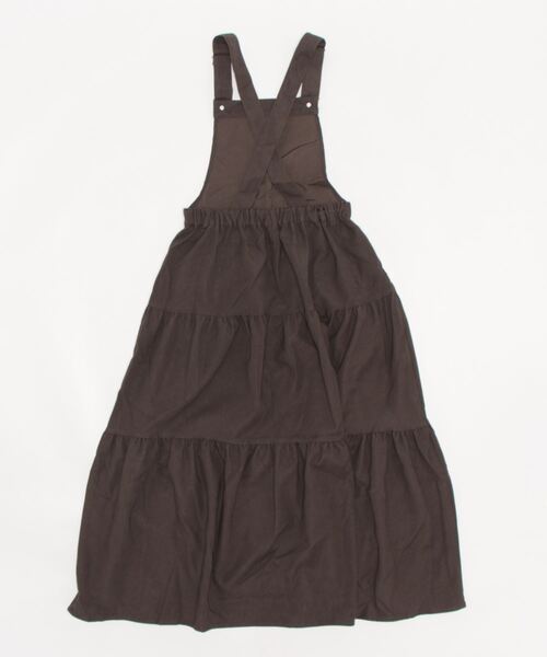 CHILLE(チル)の「ティアード ジャンパースカート(ワンピース・レディース・アイボリー/スミクロ・FREE)」の3枚目の写真