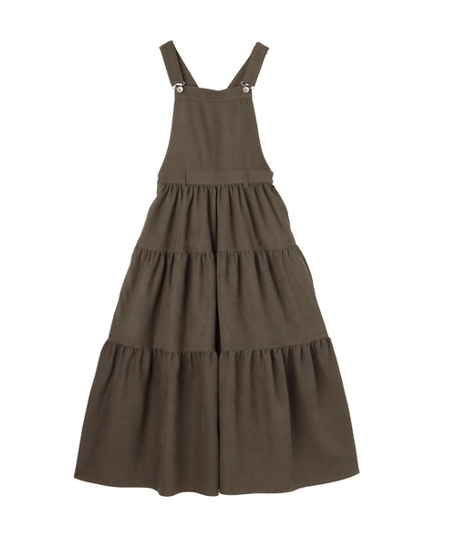 CHILLE(チル)の「ティアード ジャンパースカート(ワンピース・レディース・アイボリー/スミクロ・FREE)」の16枚目の写真