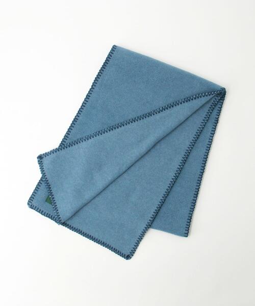 TWEED MILL（ツイードミル）の「【別注】＜TWEEDMILL×green label relaxing＞フリース マフラー（マフラー・メンズ・ワインレッド/ダークグレー/コバルトブルー/オフホワイト・FREE）」の4枚目の写真