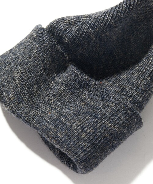 CAHLUMN(カウラム)の「CAHLUMN/カウラム Wool Linen Rib Watch Cap/ウール リネン リブニット ワッチキャップ(ニットキャップ/ビーニー・メンズ・オフホワイト/ライトグレー/ネイビー・フリ-)」の7枚目の写真