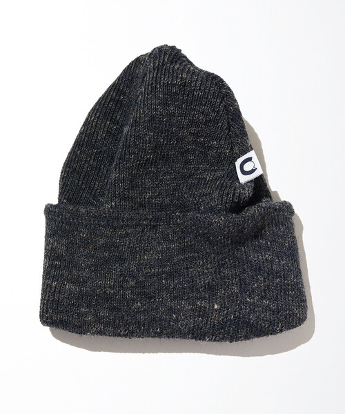 CAHLUMN(カウラム)の「CAHLUMN/カウラム Wool Linen Rib Watch Cap/ウール リネン リブニット ワッチキャップ(ニットキャップ/ビーニー・メンズ・オフホワイト/ライトグレー/ネイビー・フリ-)」の9枚目の写真