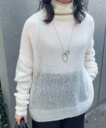 SHENERY | シアーハイネックニット(ニット/セーター)