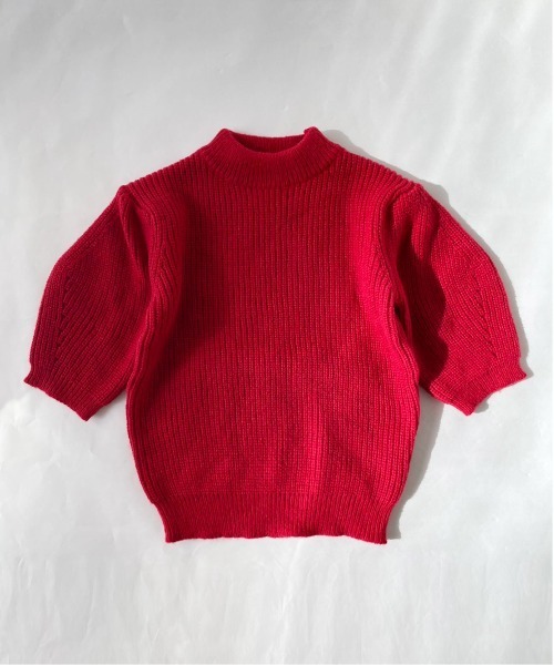 ibeul_（イベール）の「アームウォーマー付きニットトップス（ニット/セーター・レディース・ホワイト/ブラック/レッド・FREE）」の10枚目の写真