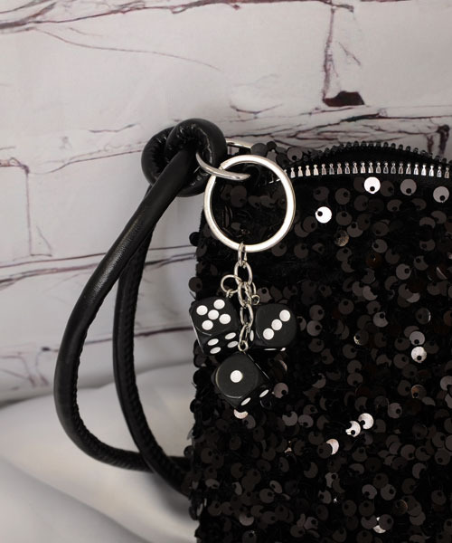 urge select】カラフル サイコロ キーホルダー/バッグチャーム