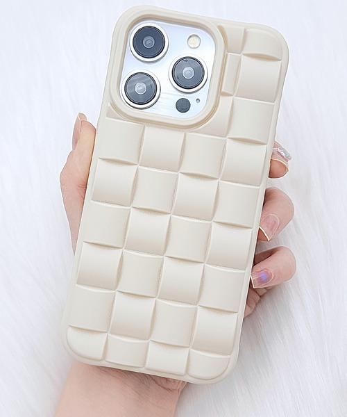 iPhoneケース セール】立体メッシュ風シリコンカラーiPhoneケース