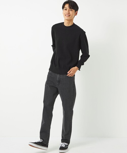 gicipi（ジチピ）の「＜gicipi＞RICCIO クルーネック ニット（ニット/セーター・メンズ・ブラック/ライム/ホワイト・M/L）」の8枚目の写真