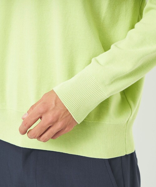 gicipi（ジチピ）の「＜gicipi＞RICCIO クルーネック ニット（ニット/セーター・メンズ・ブラック/ライム/ホワイト・M/L）」の16枚目の写真