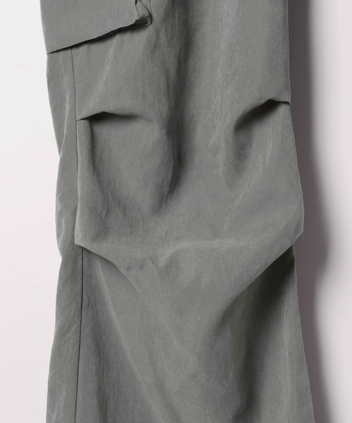 Heather（ヘザー）の「タックワイドカーゴパンツ　102320（カーゴパンツ・レディース・グレー/オフホワイト/ブラック・FREE）」の8枚目の写真