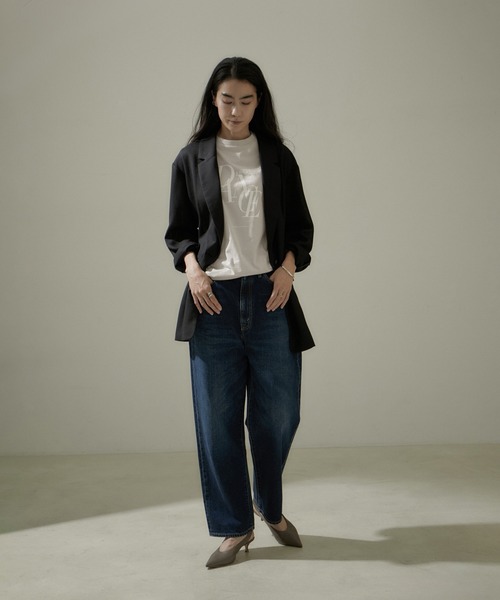 AMERICANA（アメリカーナ）の「[24SS]【Americana for SALON】別注DANCE TEE/ロゴTシャツ（Tシャツ/カットソー・レディース・ブラウン系その他/ホワイト/グレー系その他・FREE）」の4枚目の写真