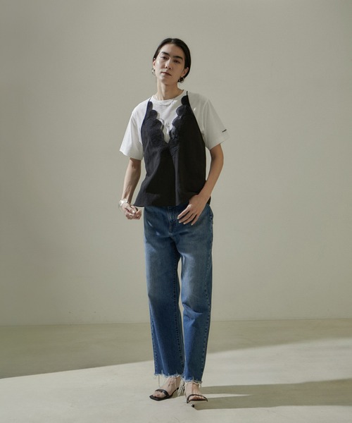 AMERICANA（アメリカーナ）の「[24SS]【Americana for SALON】別注DANCE TEE/ロゴTシャツ（Tシャツ/カットソー・レディース・ブラウン系その他/ホワイト/グレー系その他・FREE）」の10枚目の写真