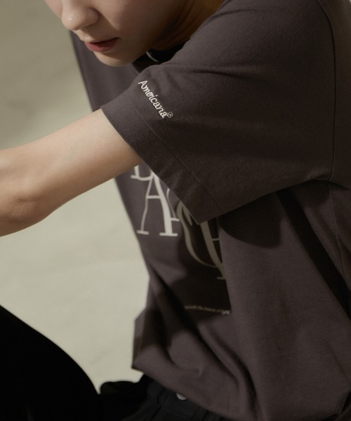 AMERICANA（アメリカーナ）の「[24SS]【Americana for SALON】別注DANCE TEE/ロゴTシャツ（Tシャツ/カットソー・レディース・ブラウン系その他/ホワイト/グレー系その他・FREE）」の16枚目の写真