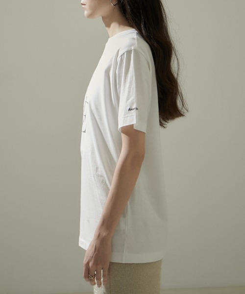 AMERICANA（アメリカーナ）の「[24SS]【Americana for SALON】別注DANCE TEE/ロゴTシャツ（Tシャツ/カットソー・レディース・ブラウン系その他/ホワイト/グレー系その他・FREE）」の18枚目の写真