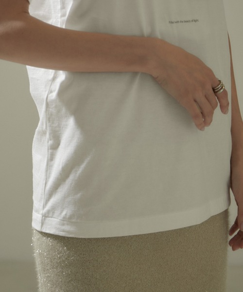 AMERICANA（アメリカーナ）の「[24SS]【Americana for SALON】別注DANCE TEE/ロゴTシャツ（Tシャツ/カットソー・レディース・ブラウン系その他/ホワイト/グレー系その他・FREE）」の22枚目の写真