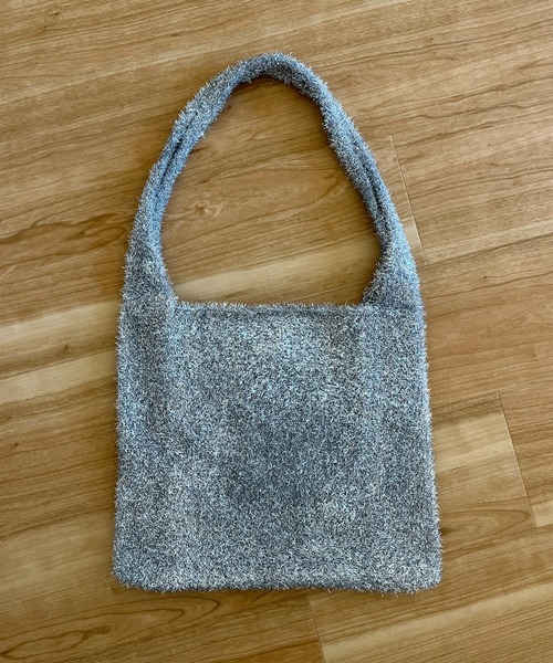 prose verse（プロズヴェール）の「ラメニットショルダーバッグ（トートバッグ・レディース・ブラック/シルバー・ﾌﾘ-）」の8枚目の写真