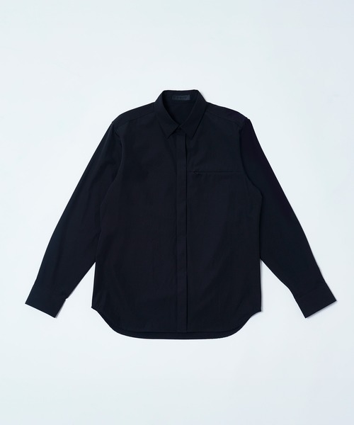 DUNLOP REFINED(ダンロップリファインド)の「【DUNLOP REFINED】MULTIFUNCTIONAL SILENT SHIRT(シャツ/ブラウス・メンズ・チャコール/ブラック/グレー系・L/XL/M)」の4枚目の写真