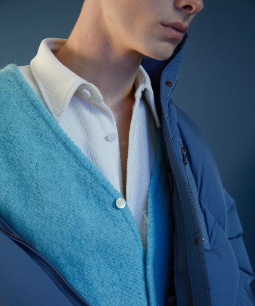 NUMBER (N)INE（ナンバーナイン）の「NUMBER (N)INE/ナンバーナイン DIAMOND QUILTED STAND DOWN JACKET（ダウンジャケット/コート・メンズ・ライトオリーブ/ブラック/ブルー系・3/2/4）」の10枚目の写真