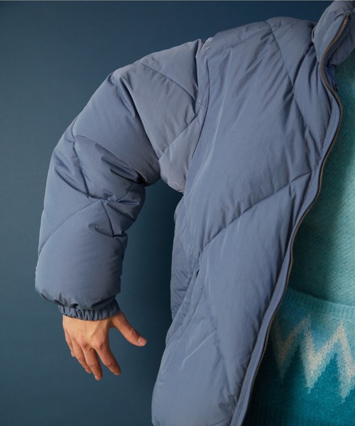 NUMBER (N)INE（ナンバーナイン）の「NUMBER (N)INE/ナンバーナイン DIAMOND QUILTED STAND DOWN JACKET（ダウンジャケット/コート・メンズ・ライトオリーブ/ブラック/ブルー系・3/2/4）」の11枚目の写真