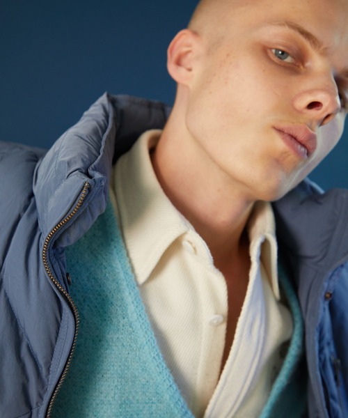 NUMBER (N)INE（ナンバーナイン）の「NUMBER (N)INE/ナンバーナイン DIAMOND QUILTED STAND DOWN JACKET（ダウンジャケット/コート・メンズ・ライトオリーブ/ブラック/ブルー系・3/2/4）」の12枚目の写真